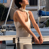 MER CREAM DRESS